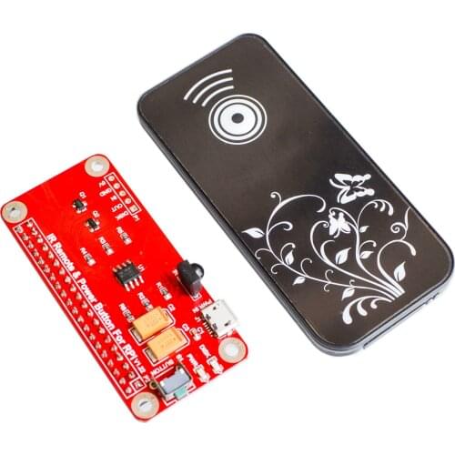Switch Remote Control Module IR Remote Control Power Button Module for Raspberry Pi 2/3 Model B Pi Zero