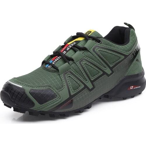 2021 New Large Size Outdoor Leisure Sports Shoes Hiking Sports Shoes Mens Shoes Non-slip Breathable Hiking Shoes Men