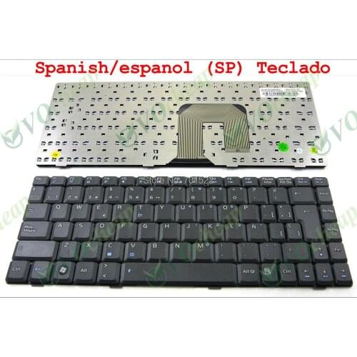 New Notebook Laptop keyboard for ASUS F6 F6A F6E F6H F6S F6V F6Ve F9 U3 Series Black Spanish/espanol (SP) Teclado - K030462R1