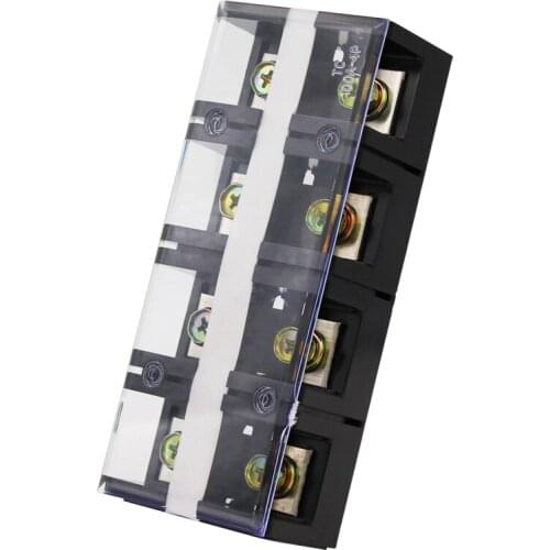 Original Export Terminal Blocks TC-1004 100A 600V 4-bit 4P High Current Terminal Block Screw Fixing Splice