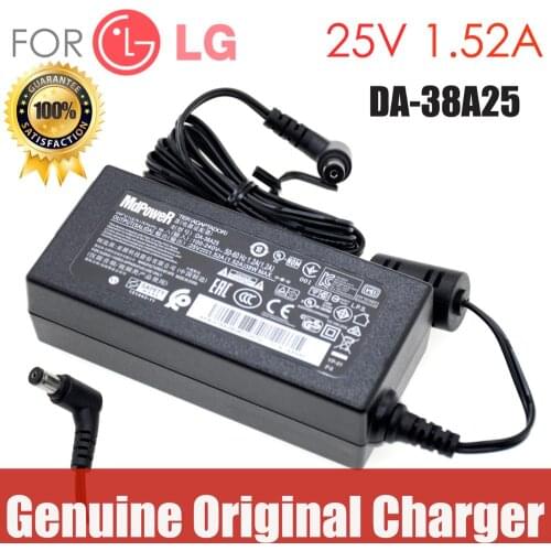 Original 25V 1.52a ac power adapter charger for lg DA-38A25 DYF-2430 LH7 SH4 SOUND BAR EAY64290801 NB3540 NB3732A adapter