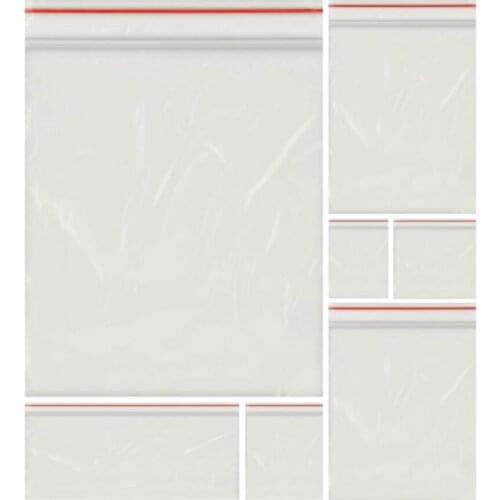 Ziplock bag 5x5 50*2 100 pcs Refrigerator Bags yiyeyecek Storage bag, ziplock