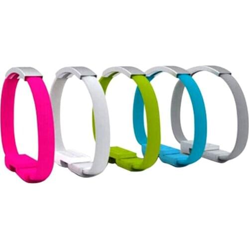 Mini Outdoor Portable 8Pin/Micro USB Bracelet Charger Data Charging Cable Sync Cord For IPhone X 8 Samsung S9 Huawei USB cable