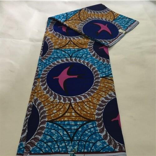 Most Popular Veritable African Wax 100% Cotton Ghana Wax 6 Yards 2020 Wax Prints Nigeria High Quality Ankara Tissu Wax Material