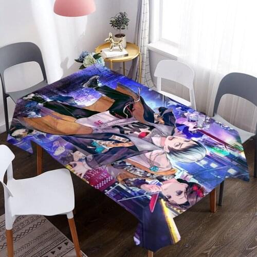 Rui Kimetsu No Yaiba Tablecloth Party Decoration Picnic Table Rectangular Table Covers Wedding Event Home Dining Tea Table Cloth