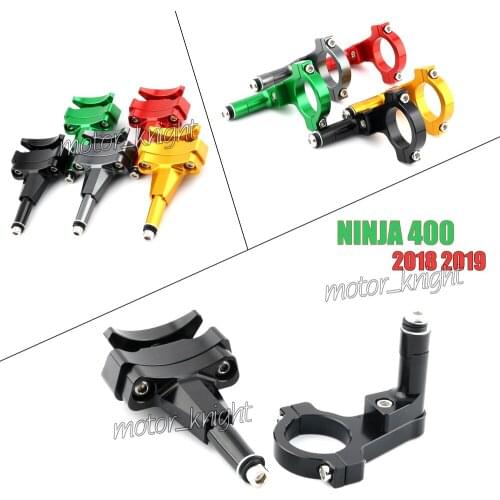 Motorcycle cnc Stabilizer Damper Complete Steering Mounting Bracket For ER6F Ninja650 2012-2016 ER4F Ninja400 2016-2019