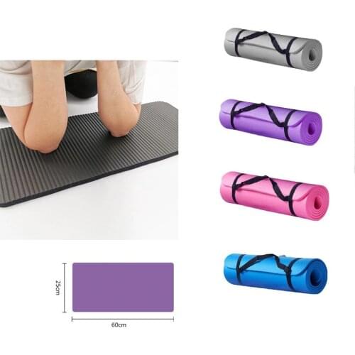 15mm Super Thick Fitness Yoga Mat Premium NBR Pilates Exercise Tapete Gymnastics Dance Mats Yoga Gym Supply 60 x 25 x 1.5cm Pink