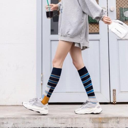 Women Socks Women Men Unisex Sesame Street Cartoon Cosplay Socks Funny Cute Kawaii Cotton Socks Long Sox Japanese Fashion