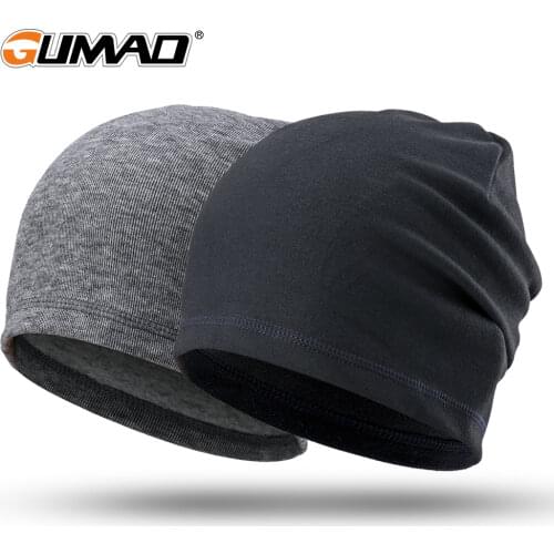Winter Beanie Hat Thermal Warmer Cap Running Sports Stretch Fit Hats Thin Skiing Hiking Cycling Snowboard Outdoor Caps Men Women