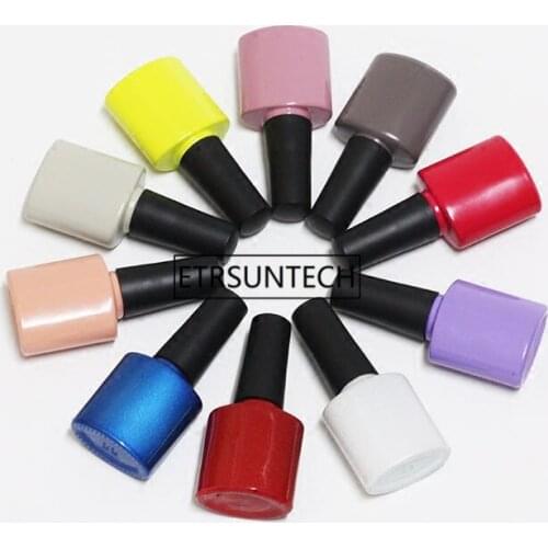 100pcs Empty 10ml Nail Polish Glass Bottle Easy Taking Nail Varnish Bottle Make up Container F2686