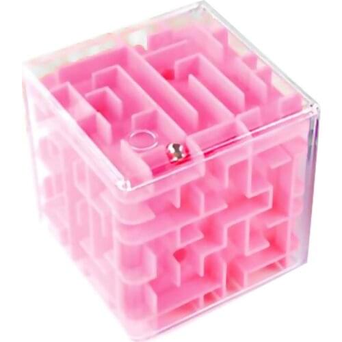 Montessori 3D Maze Cube Children Toys Labyrinth Rolling Bead Toy Children Puzzle Games Early Educational Toys Toys For Girls Boy