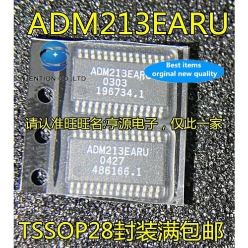 5PCS ADM213 ADM213EARU ADM213EARUZ TSSOP28 in stock 100% new and original