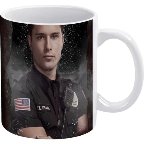 9-1-1 : Lone Star-TK Strand Poster White Mug Coffee Mugs Girl Gift Tea Milk Cup Mugs 911 Tarlos Ronen Tk Strand Lone Star Lonest