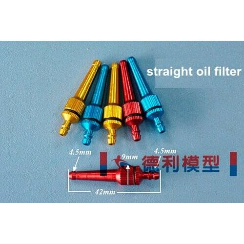 RC jet turbojet accessories Aluminum alloy nozzle oil pump nozzle straight oil filter