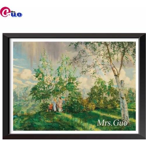 Full Square/Round Drill 5D DIY Diamond Painting "The Rainbow,Summer,Green Tree" Embroidery Cross Stitch 5D Home Decor Gift