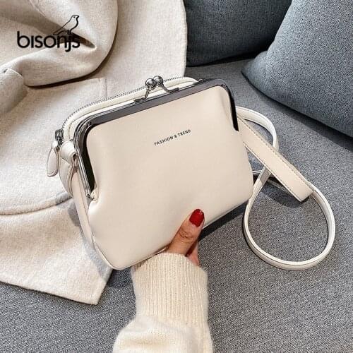 BISONJS Women's White Bags