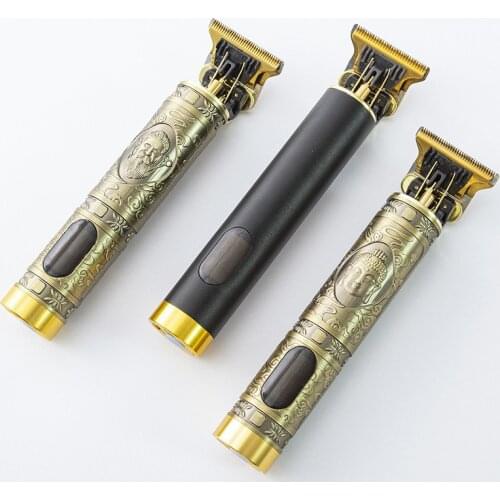 Rechargeable T9 Hair Clipper Professional Cordless Shaver Trimmer 0mm Men Barber Machine Hair Cutting Machine For Men