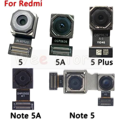 Small Front & Main Big Back Rear Camera Flex Cable For Xiaomi Redmi Note 5 5A Pro Plus Camera Flex