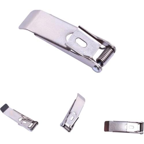 Nickel plated flat metal panel pushing Springclips for led ceiling Recessed lights clamp