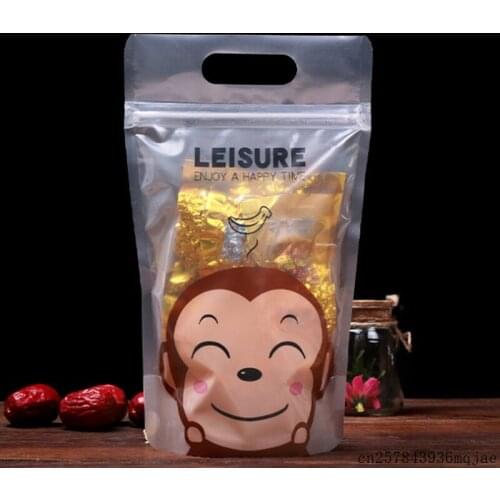 500pcs Plastic Beverage Bags Drinking Bag Drink Container Juice Food Storage Bag with Handle