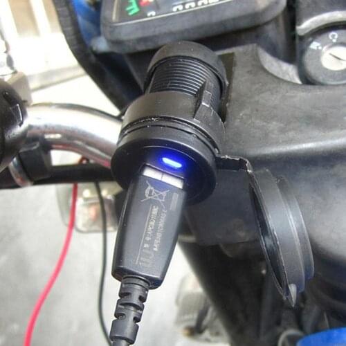 Professional Motorcycle Charger Waterproof Cigarettes Lighter USB Stable Mini Power Socket for Phone Motorcycle Supplies Goods