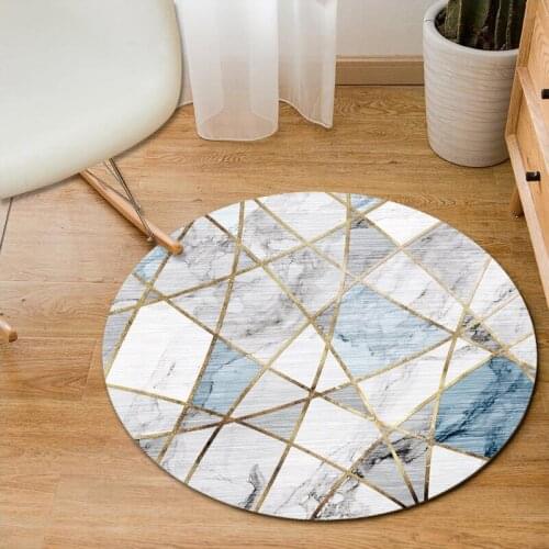 Simple Nordic Round Carpet Modern Home Living Room Bedroom Area Rugs Coffee Table Bedside Rug Cute Hanging Computer Chair Mats