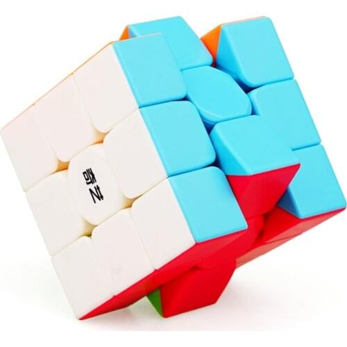 QiYi Warrior S Sail W 3x3x3 Magic Cubes Stickerless Speed Puzzle Cube Educational Montessori Fidget Antistress Toy For Children