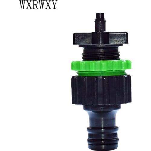Wxrwxy 1/4 irrigation connector water connectors 1/2 3/4 threaded irrigation adapter hose tap fittings barbed 1/4" 15 pcs
