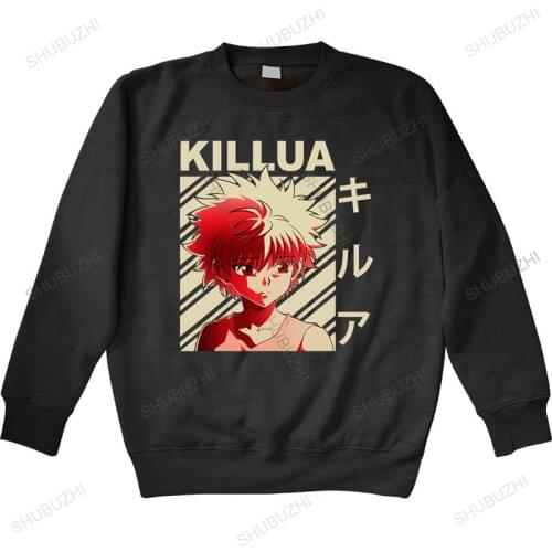 Men sweatshirt spring Vintage Hunter X Hunter Killua Zoldyck hoodies Anime Manga Japan Hunters Hxh unisex sweatshirt men top
