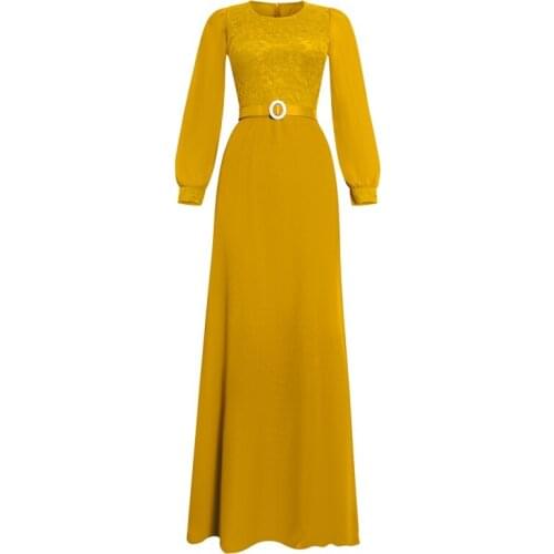 Vetement Femme 2021 Dashiki African Chiffon Dresses For Women Long Sleeve Party Gown Ankara Maxi Dress Ladies Clothes Kaftan