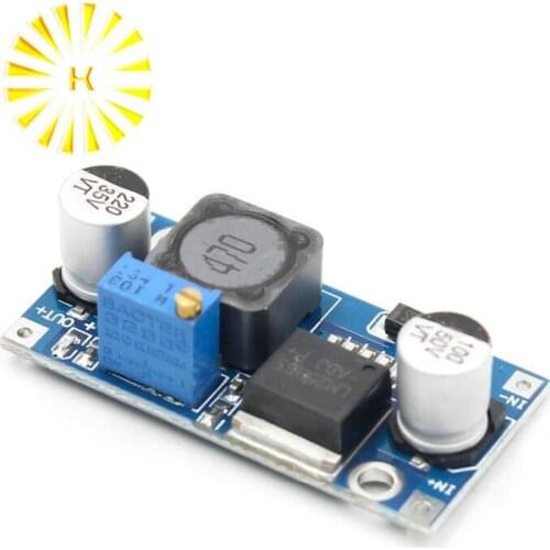 1Pcs lm2596 LM2596S DC-DC 3-40V adjustable step-down power Supply module Voltage regulator 3A Connector