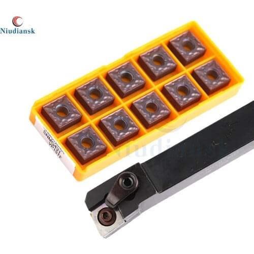 10pcs SNMG1204 Square Carbide Inserts 1pc MSKNR2020K12 MSKNR2525M12 External Turning Tool Holder MSKNL Arbor CNC Lathe Tools Set
