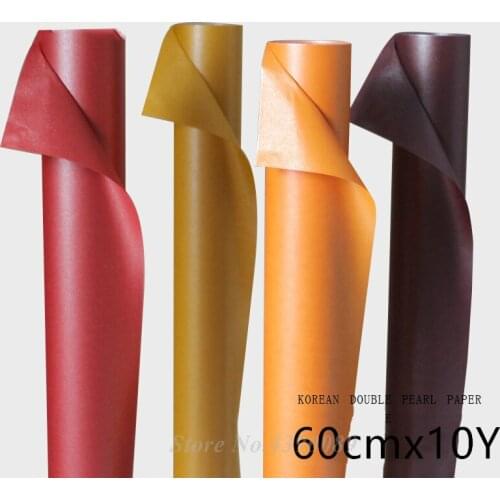 10yards roll Pearl Color Flower Wrapping Paper Korean Single Flower Packaging Flower Bouquet Gift Wrapping Supply