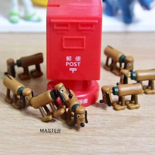 12PCS 2.5cm Retro Bruto cartoon doll hand made model ornament toys