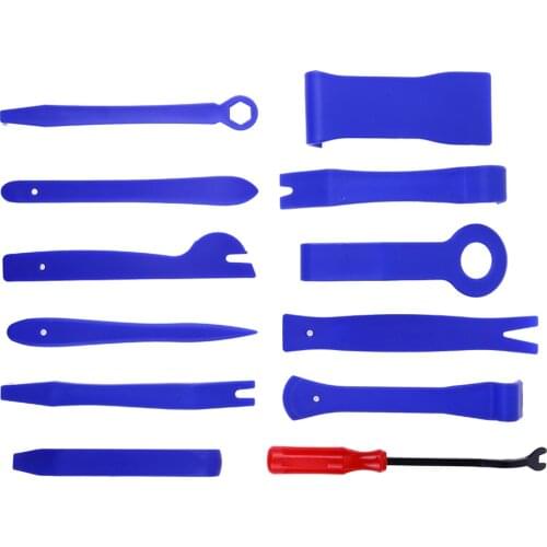 12PCS Universal Car Radio Door Clip Panel Trim Audio Stereo Removal Install Pry Plastic DIY Opening Repair Kits Car Accessories