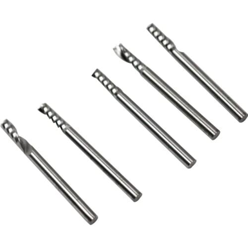 5PCS 3.175*10mm One flute carbide Engraving CNC router bits Tools Cutting
