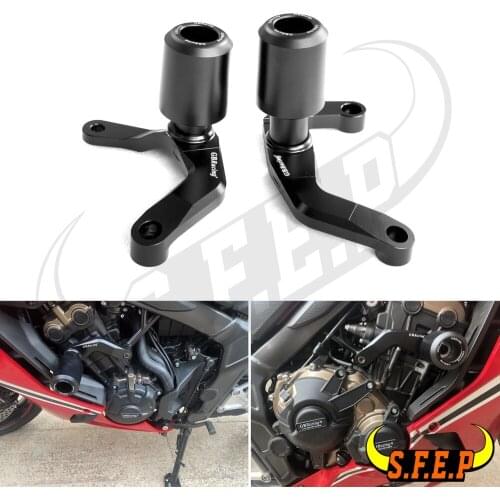 Motorcycle CNC Aluminum Frame Sliders Falling Protection For Honda CBR650R 2019 2020 2021
