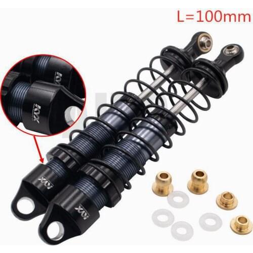 Metal shock absorber L100mm for 1 pair TRAXXAS TRX-4 G500 SCX10 II AXIAL 90046/47 TRX-6 G63 D90 D110