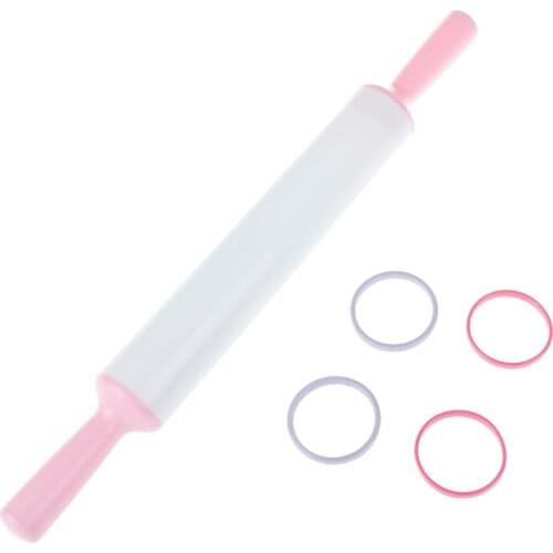 Non-stick Plastic Cake Roller Dough Cake bake Cooking Roller Tool Fondant Cake Rolling Pin Crafts 36cm