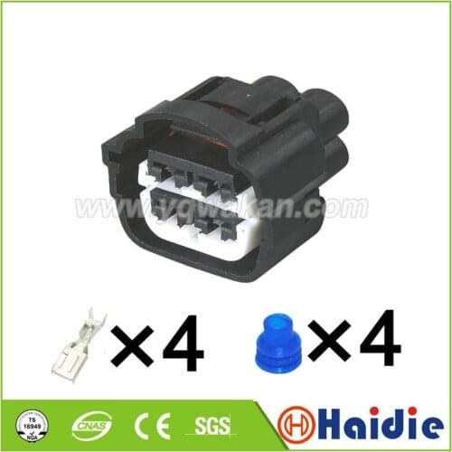Free shipping 2sets 4pin waterproof female automotive electrical wire connectors automobile housing plugs 7283-7041-40