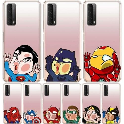Marvel Cartoon Heros For Huawei Y9S Y6S Y8S Y9A Y7A Y8P Y7P Y5P Y6P Y7 Y6 Y5 Pro Prime 2020 2019 Phone Case Cover