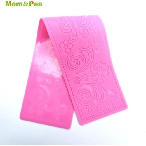 YS8061 Flower Floral Lace Pad Silicone Mold Sugar Paste Fondant Cake Decoration 3D Mould