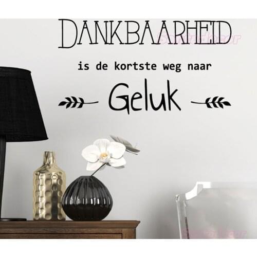 Dutch Muursticker Saying Vinyl Wall Sticker Mural Art Decal for Living Room Home Decor Wallpaper House Decoration Poster