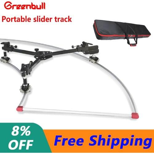 GreenBull Easyshoot Video Camra Slider Dolly 7.2m Camera Track MAX Load 30KG Portable Slider Track For HDV Video Film HDSLR