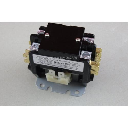 Hvacstar SA-2P-40A-208/240V Definite Purpose Contactor 2Poles 40FLA 208/240V AC Coil , DP Contactor, Air Conditioner Contactor