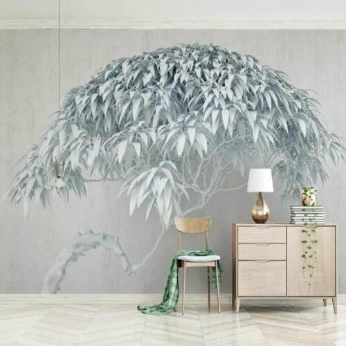 Creative big tree wallpaper 3d for walls Childrens room home improvement wallpaper Painting mural silk paper 3d