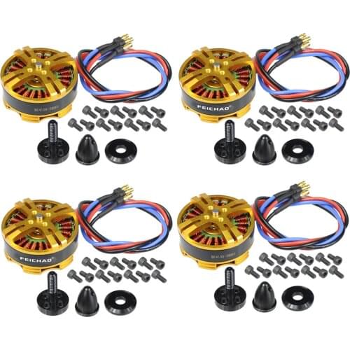 FEICHAO Multi Rotor Helicopter Part 4108 3-6S 380KV 580KV 720KV Disc Type Multi Rotor Brushless Motors Accessories