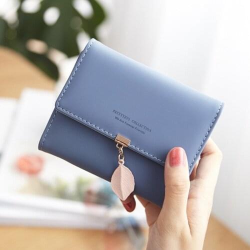 Prettyzys Fashion Short Women Wallet Zipper Small PU Leather Female Wallets Card Bag With Coin Purse Pockets Credit Holders