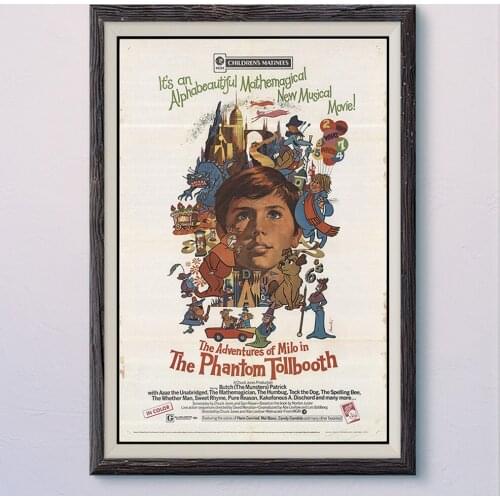 N501 THE PHABTOM TOLLBOOTH Vintage Classic Movie Wall Silk Cloth HD Poster Art Home Decoration Gift