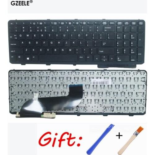 New English keyboard with frame for HP Probook 650 G1 655 G1 US laptop